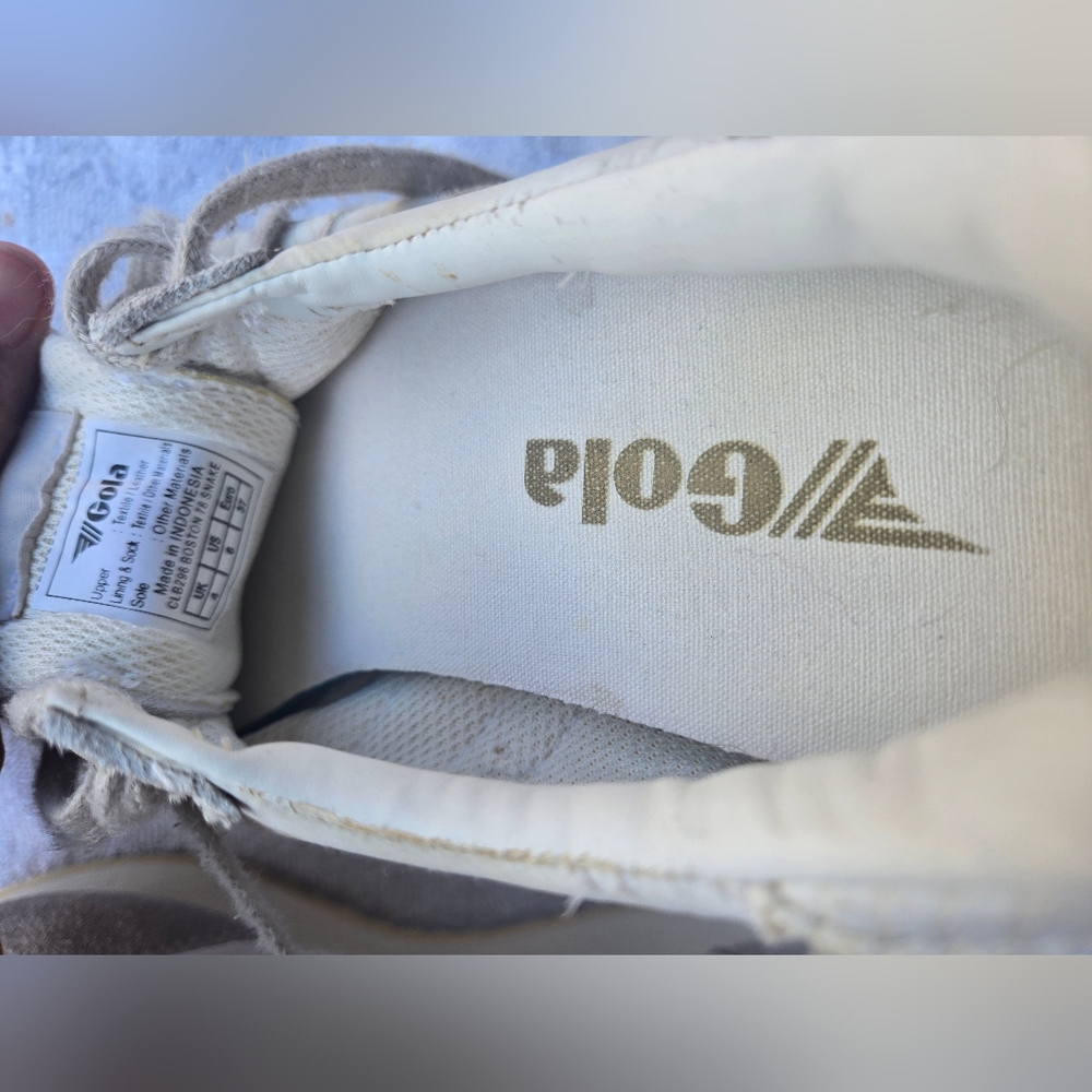 Gola Boston Gray and White Sneakers - Picture 6 of 7